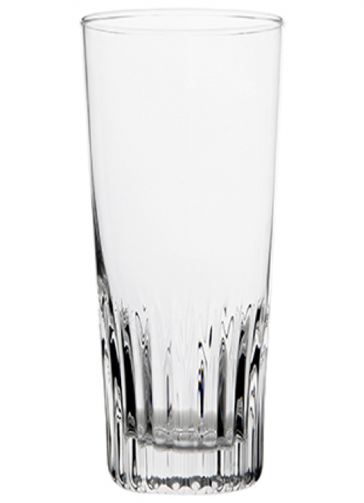 Bierglas met ribbels (36 per bak)